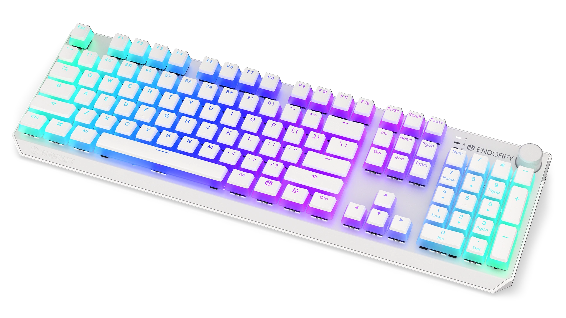 Thock Wireless Red Onyx White Pudding → ENDORFY